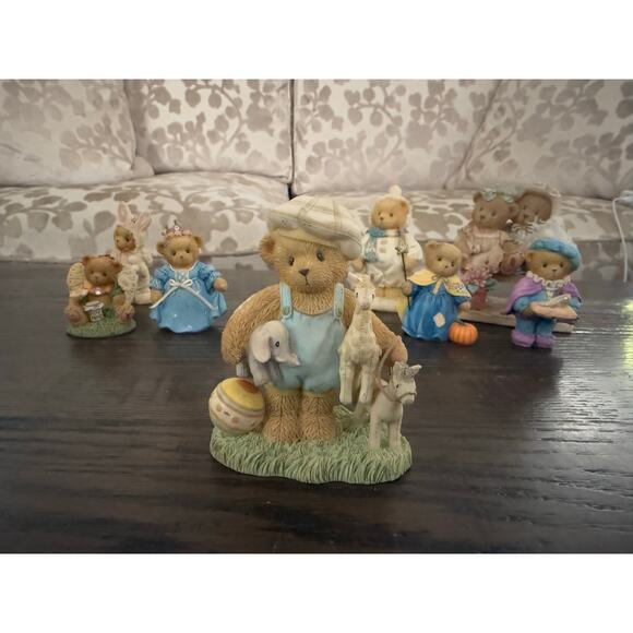Lot of 8 Collectible Cherished Teddies Bear Figurines - Picture 9 of 10